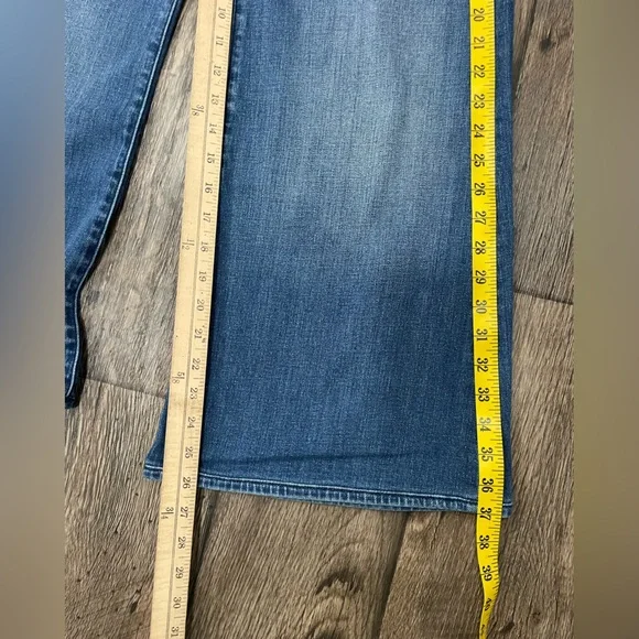 MOTHER Jeans Women Size 24 Blue The Tomcat Roller Groovy - Picture 7 of 16